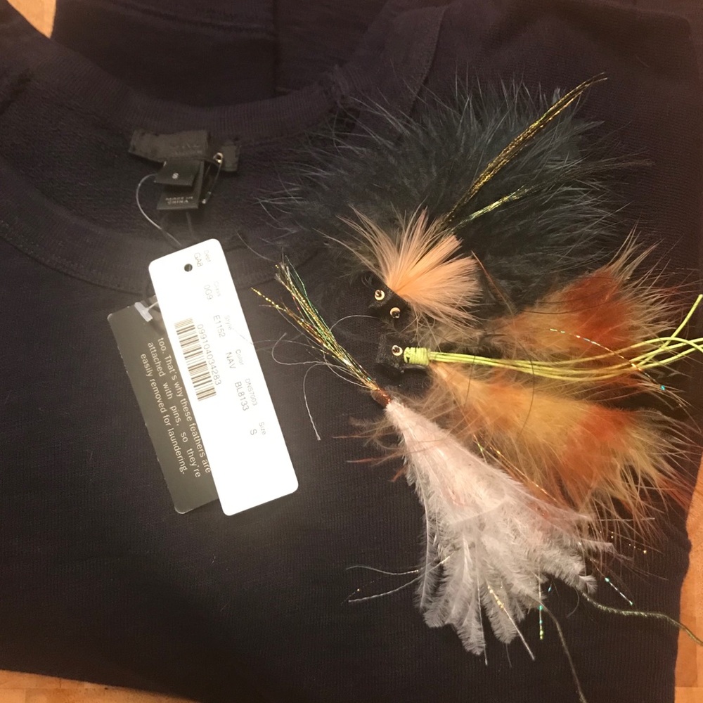 J. Crew Collection Fishing Lure Sweatshirt - Picture 2 of 2